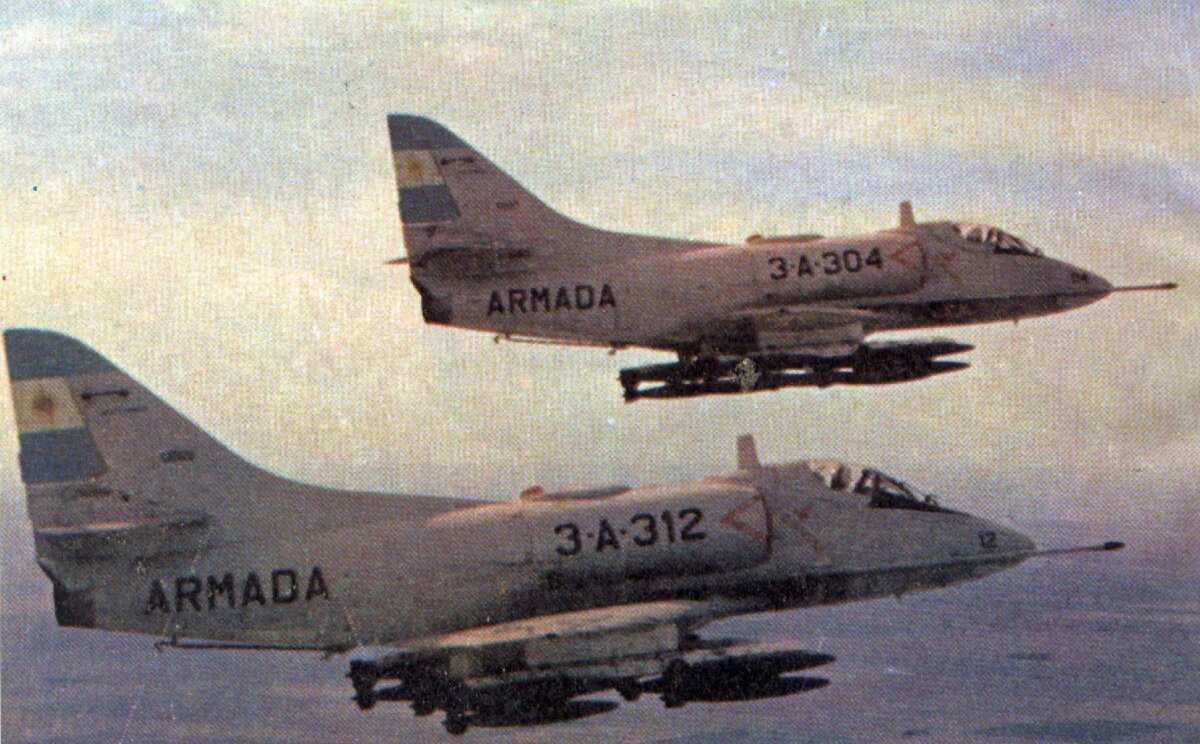 А-4Q морской авиации Аргентины.