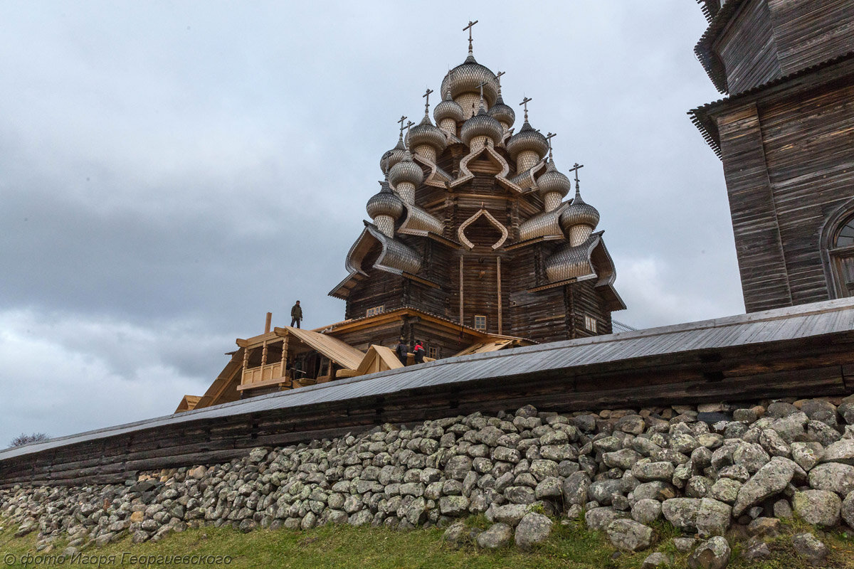 Преображенская церковь. Фото: пресс-служба музея-заповедника "Кижи"