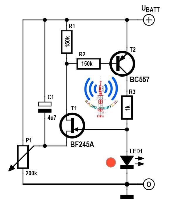 Радио без батареек схема