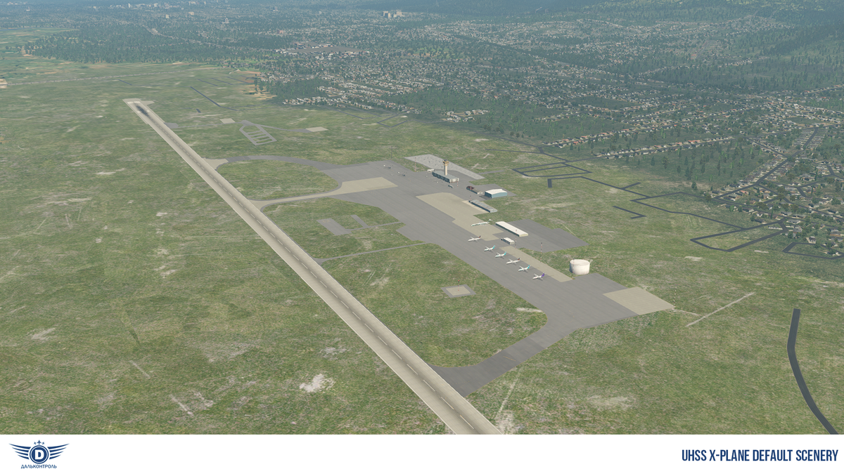 Сценарий аэропорта Хомутово UHSS для X-Plane.