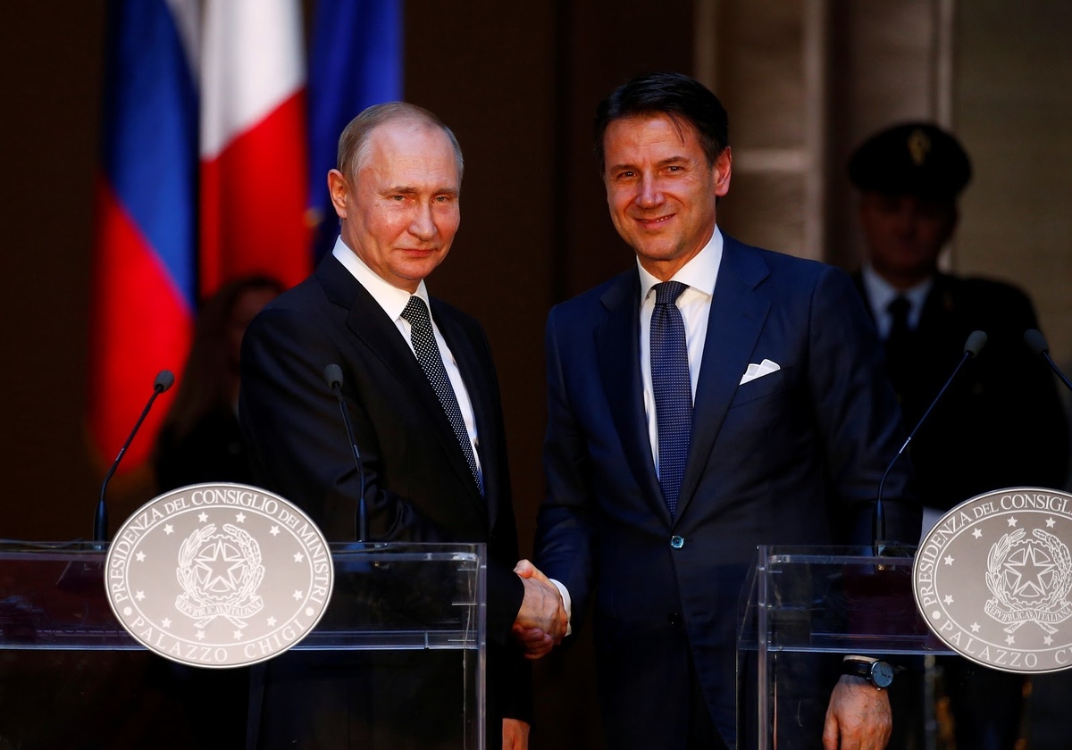 Путин и Конте. Фото: Reuters