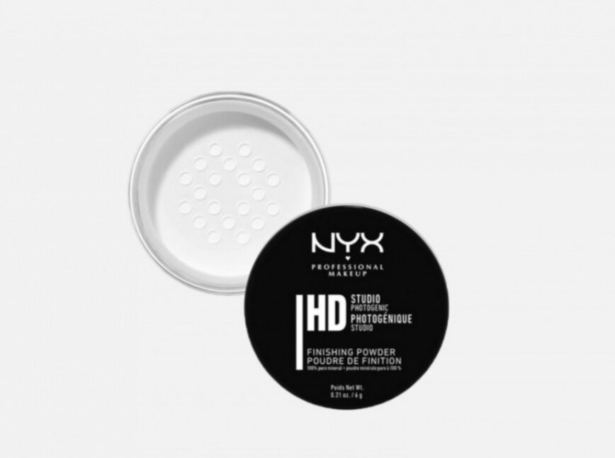 Пудра от NYX (HD Studio Photogénique Finishing Powder, NYX Professional Makeup). 