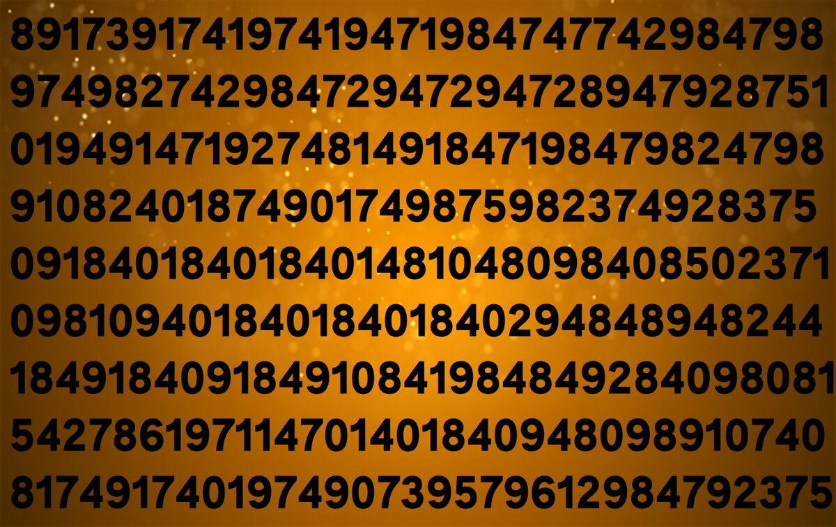 Картинка 1. Различные числа. Картинка создана автором канала