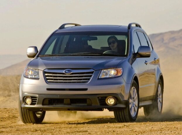 Субару Трибека рестайлинг, фронтальная часть