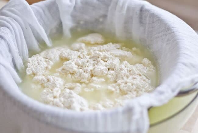 Практически готовый творог