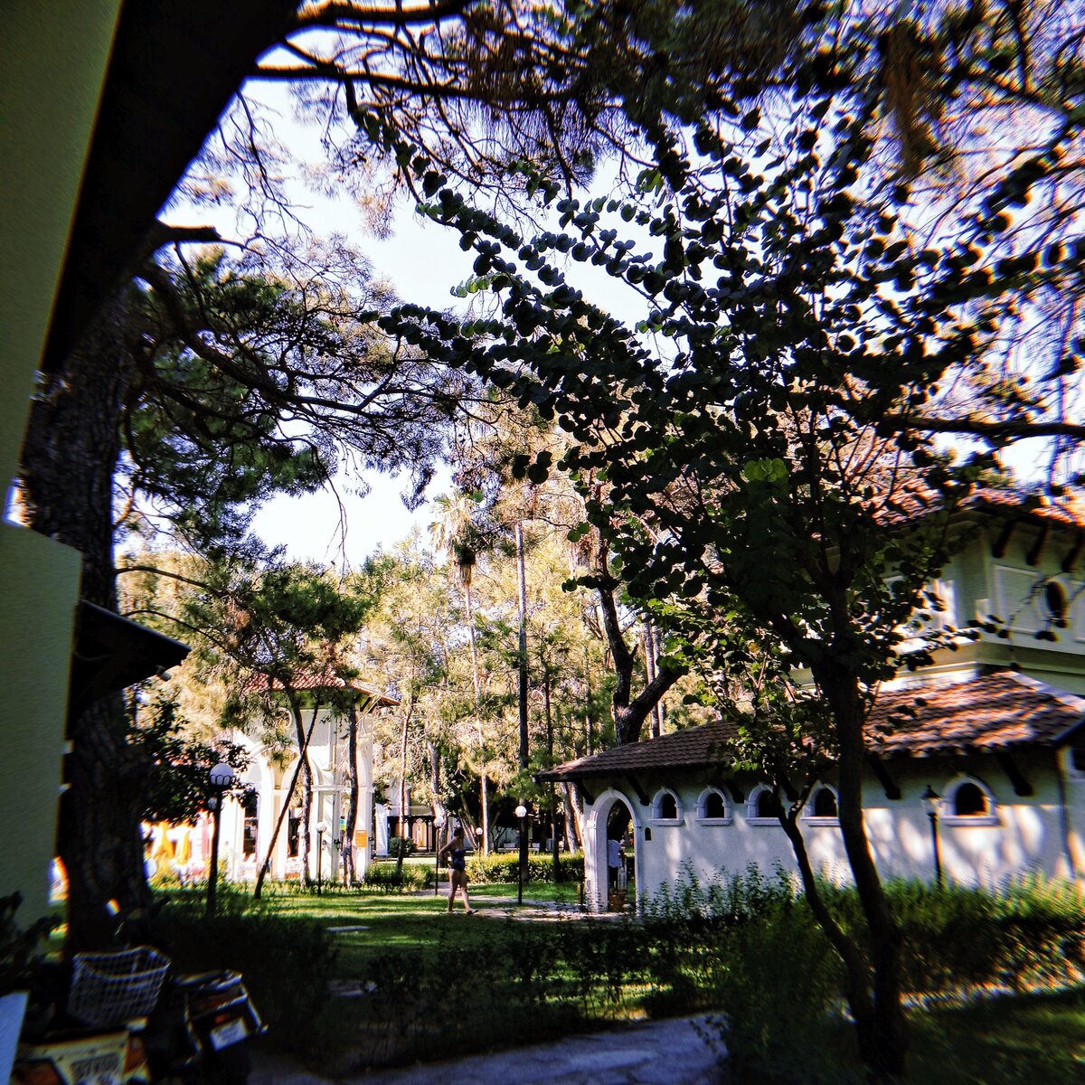 Территория уютная