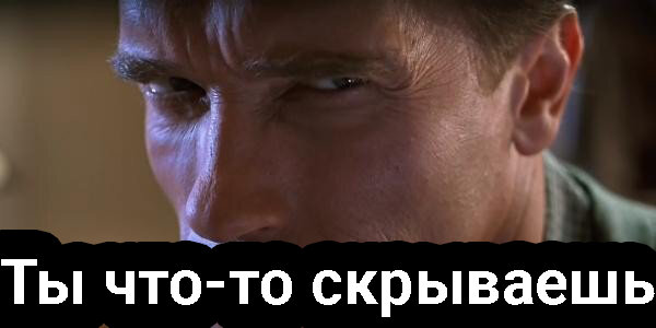 ⠀Арнольд Шварценеггер; момент из фильма «Правдивая ложь».