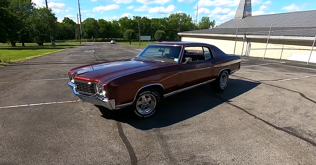 Chevrolet Monte Carlo 1972 года. Внешне – чистый маслкар! Фото: Youtube.com