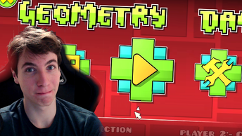 ИГРА в Игре... и уровень порекомендованный подписчиком :) ► Geometry Dash