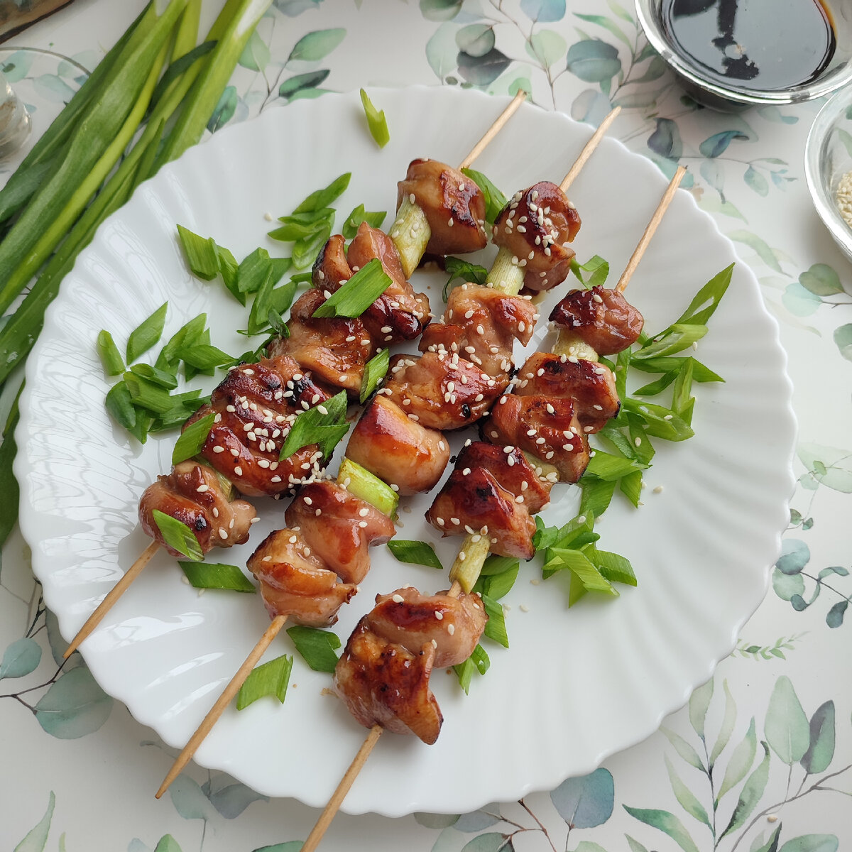 Якитори - вкусные японские шашлычки из курицы | Мария Сурова - рецепты и  советы | Дзен