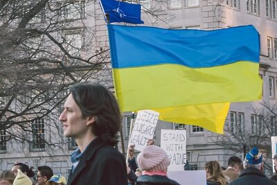    Митинг в поддержку Украины в Европе ©Gayatri Malhotra Unsplash.com