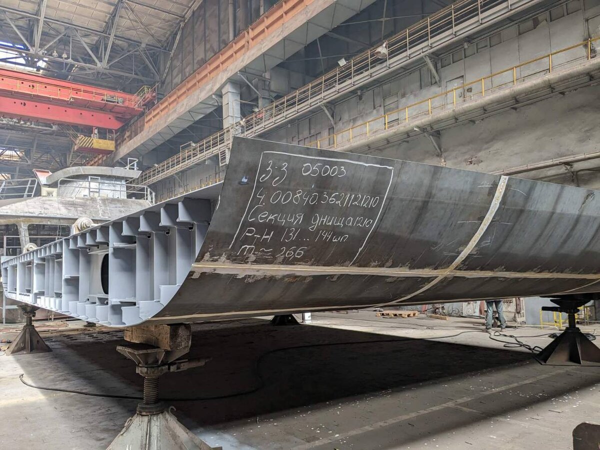 На "Красном Сормово" (входит в ОСК) состоялась закладка круизного лайнера "Россия"