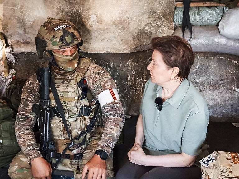    Наталья Комарова встретилась с югорскими военнослужащими, находящимися в зоне СВО