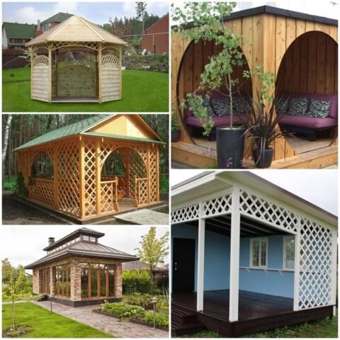  Домики беседки – варианты исполнения