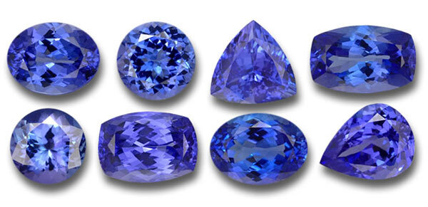 Камни синего цвета