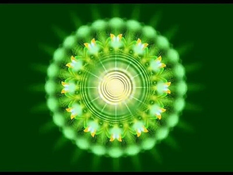 Зелёный рисунок