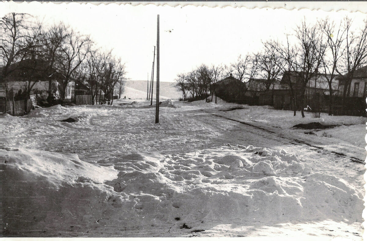 Улица хутора Сухоозёрный 1970 год