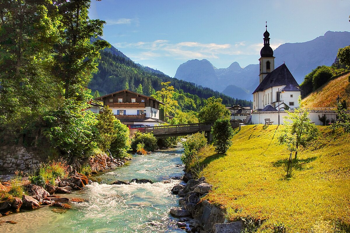 красивые деревни в германии