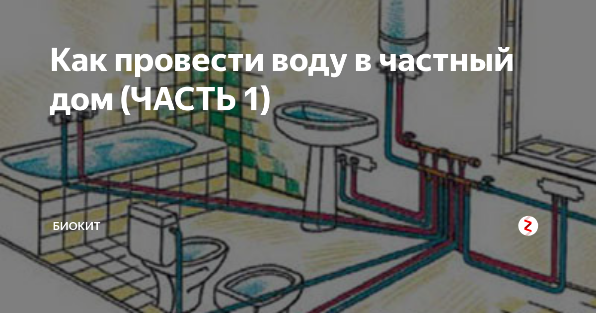 Водоснабжение частного дома: холодное водоснабжение в доме – компания «Ярд»