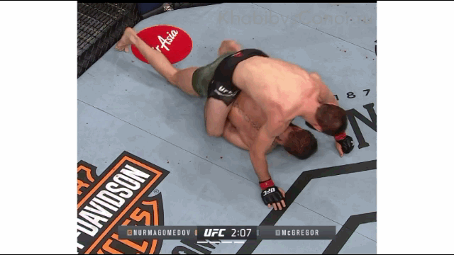 Победа удушением в 4 раунде