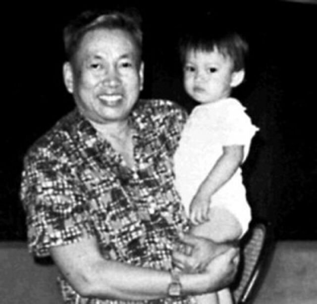 Пол Пот с дочерью