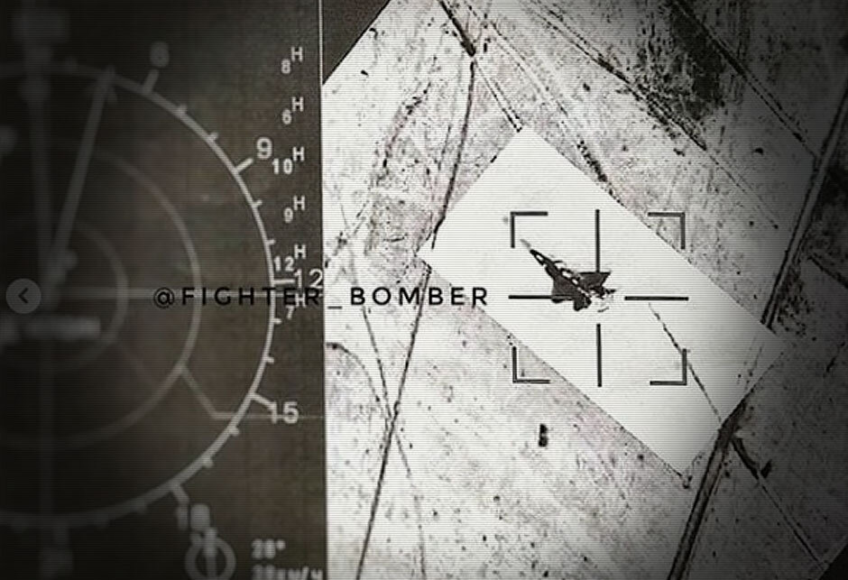 F-22 Raptor в прицеле российского Су-35С. Сирия. Фото: instagram.com/fighter_bomber_