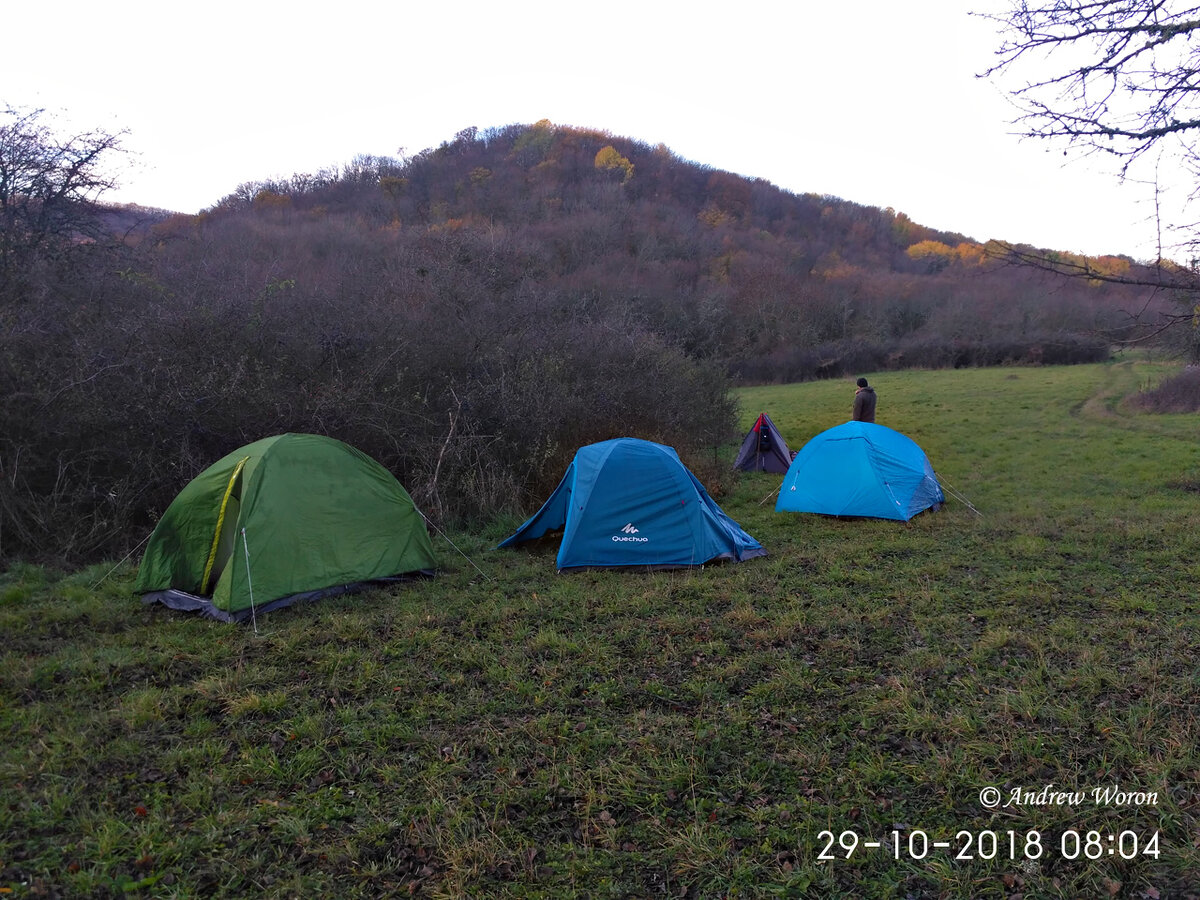 Так выглядел наш первый лагерь
