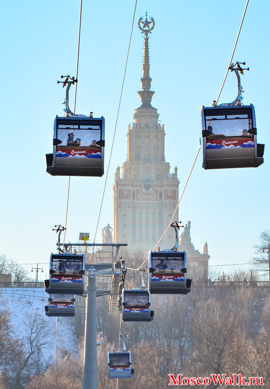 Канатная дорога в москве фото YugNash.ru