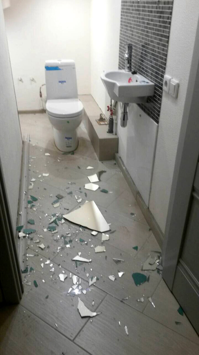 Вот такую картину мы увидели на следующий день