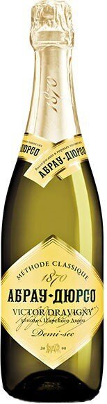 Фото: полусухое Абрау-Дюрсо Victor Dravigny