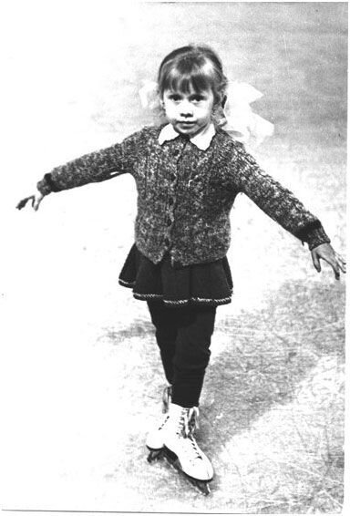 Оксана в детстве.