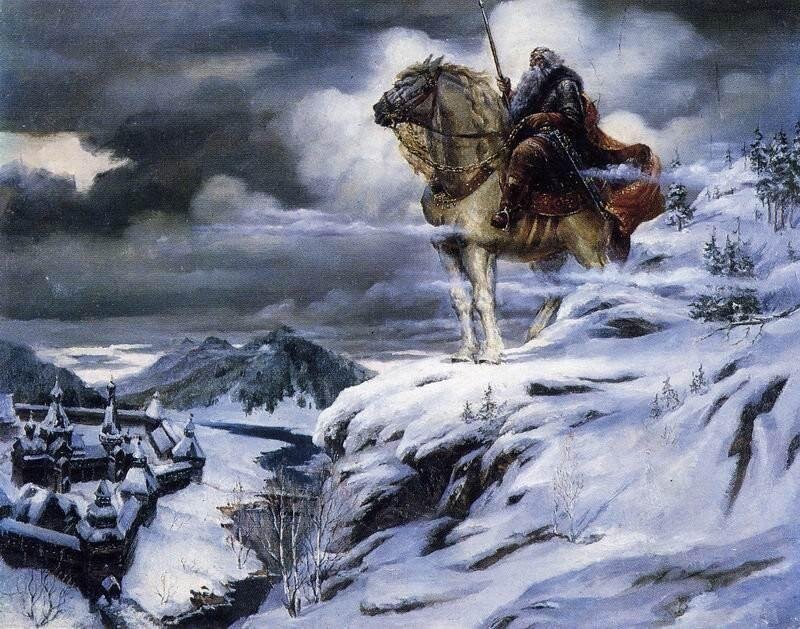 Рисунок 1. Богатырь Святогор