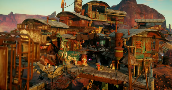 В новом ролике мы увидели жесткий мир постапокалипсиса так близко напоминающий вселенную Безумного Макса, повсюду безжизненная пустыня и многочисленные базы рейдеров - разбойников, готовых за горстку ресурсов лишить любого жизни. 