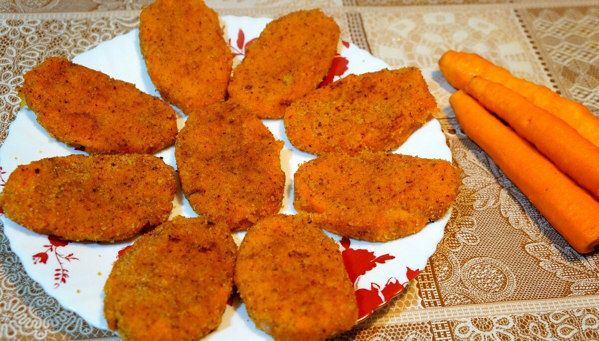 Морковные котлеты