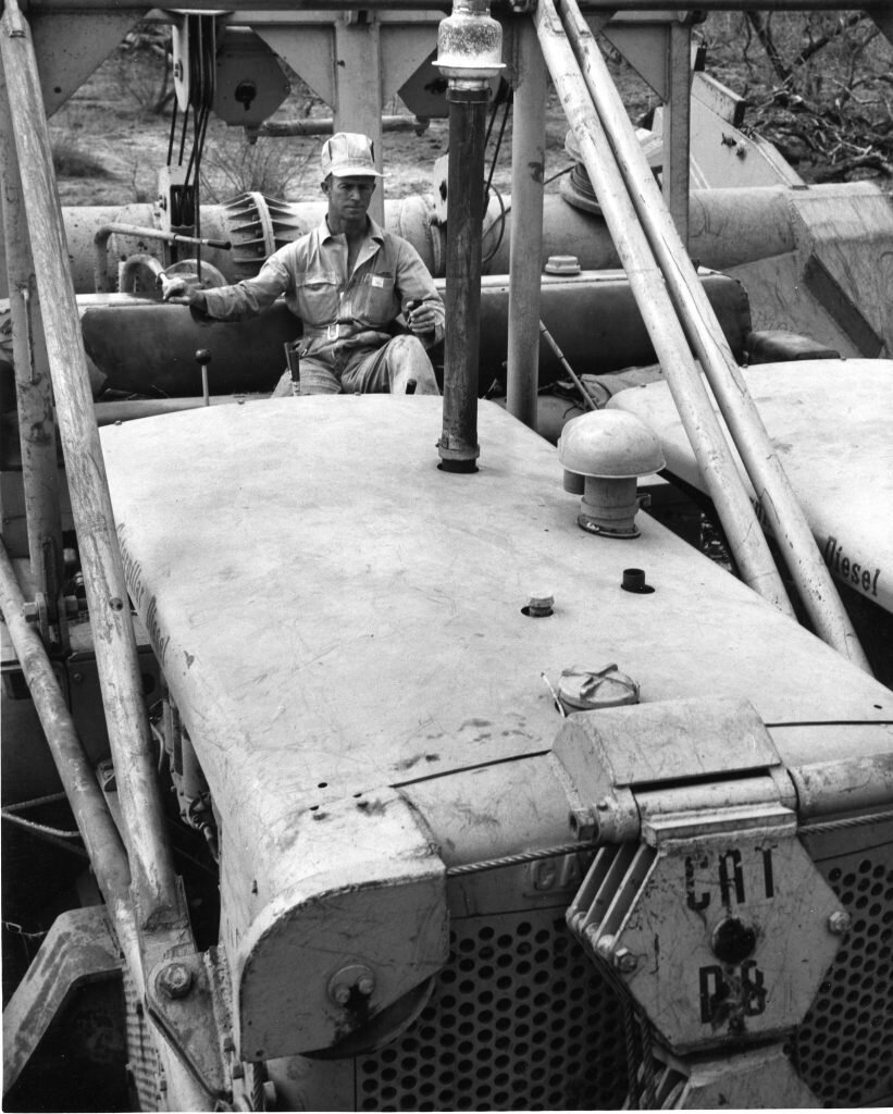 Тракторист за работой