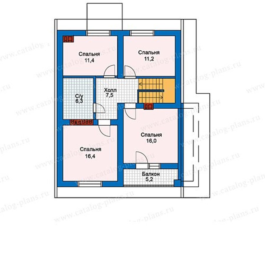 Проект двухэтажного дома 151м² в скандинавском стиле | Проекты Коттеджей |  Дзен