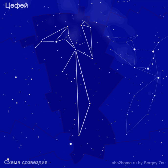 Какое созвездие цефей. Созвездие Цефея схема. Звёзды созвездия Цефея. Созвездие Цефей самая яркая звезда. Созвездие Цефея самая яркая звезда.