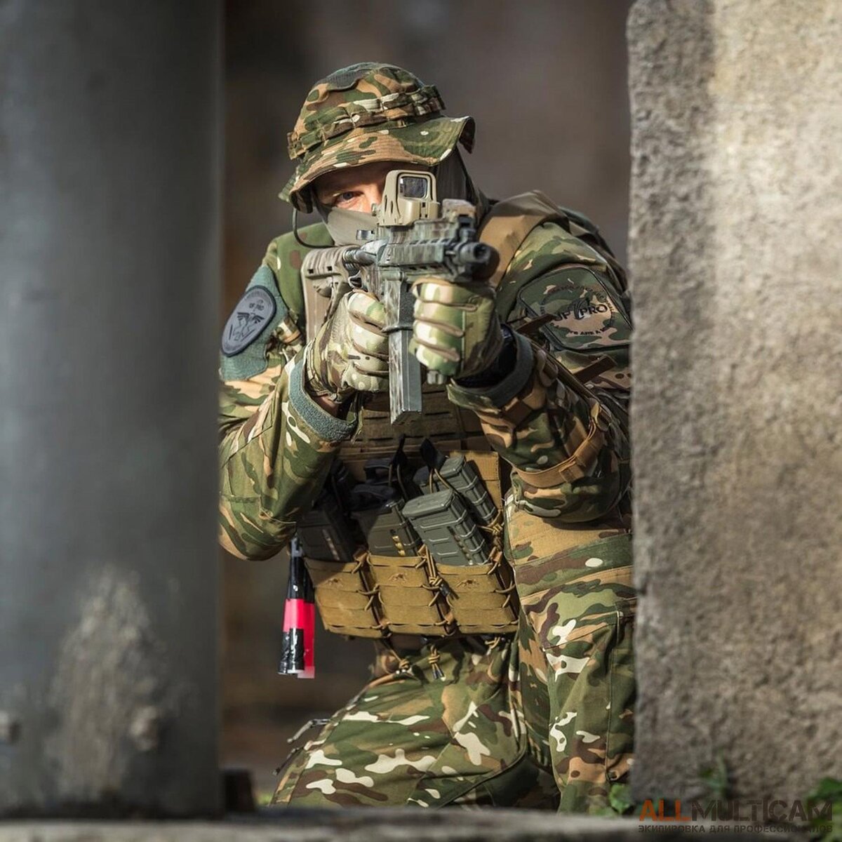 SloCam был выбран в качестве расцветки для снайперской униформы немецкой полиции