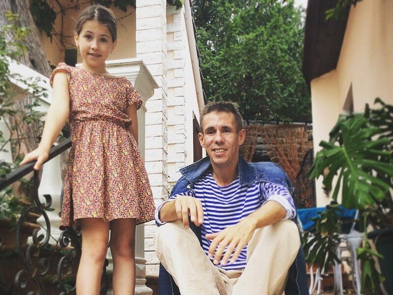 Алексей Панин и его дочь Нюся