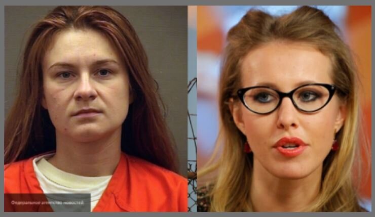 Мария Бутина и Ксения Собчак.