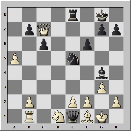 Чёрные начинают и выигрывают