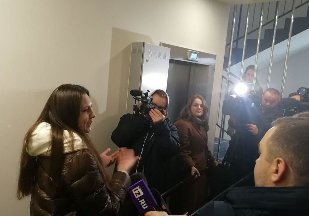 Алла Ильина в суде. Фото spbdnevnik.ru