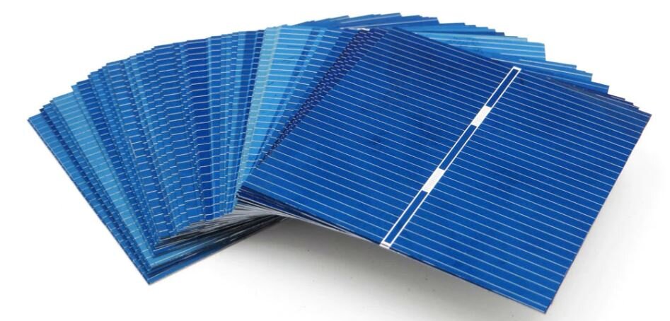 Рисунок 1 Поликристаллические солнечные панели