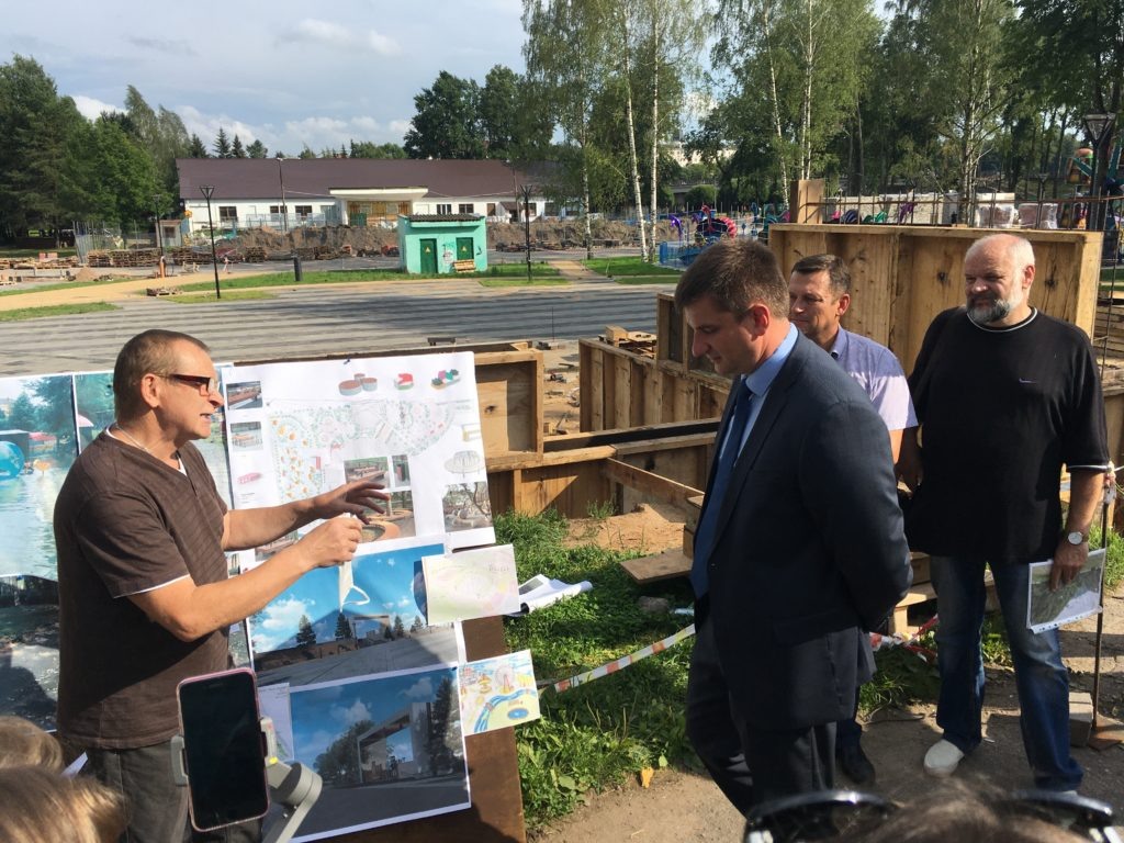 Бурное обсуждение реконструкции парка