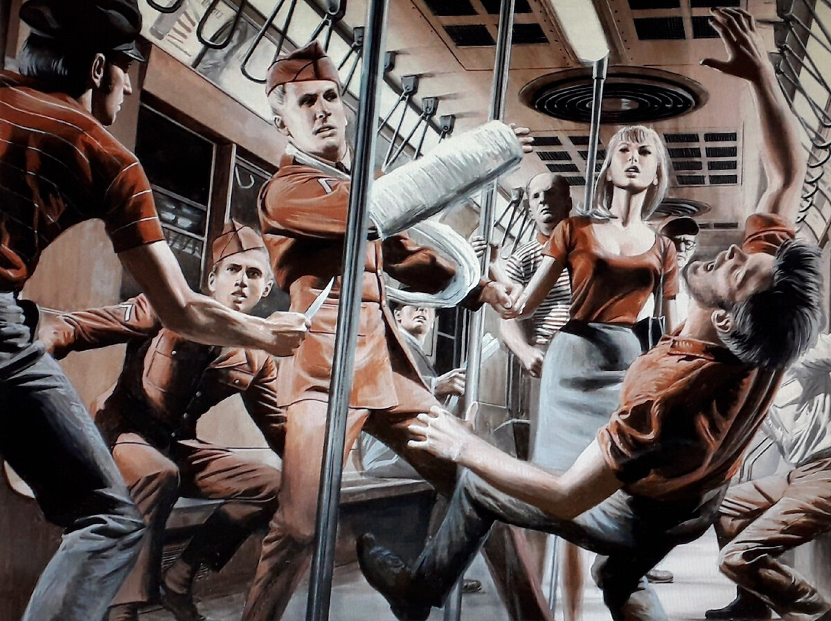 Работа американского художника-иллюстратора Морта Кюнстлера.