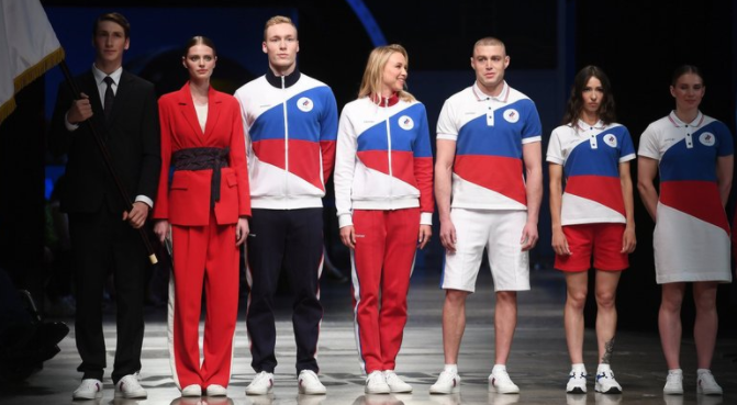 Форма Российских спортсменов на Олимпийских играх в Токио