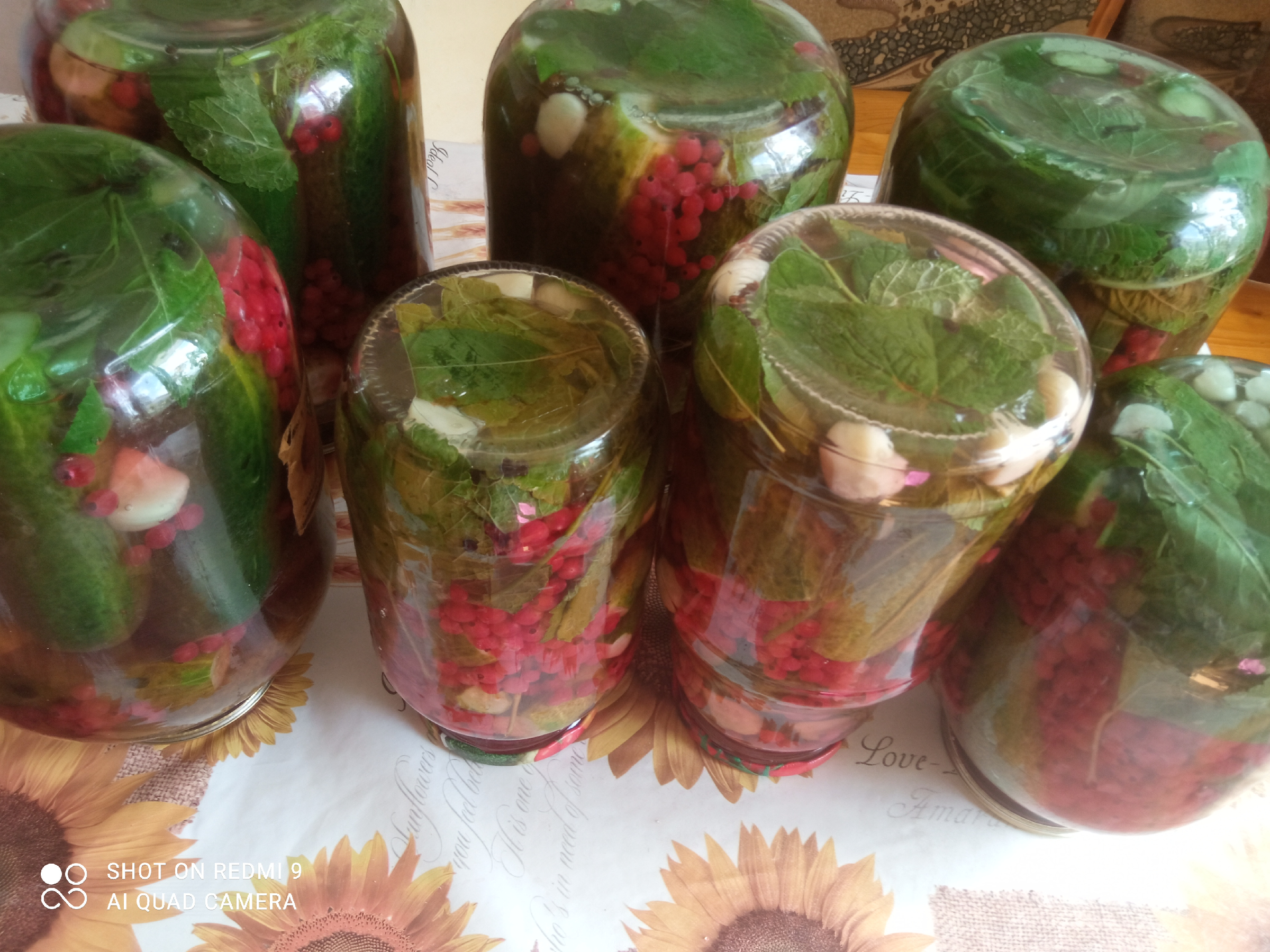 Вкусные, хрустящие огурцы с красной смородиной без стерилизации. Рецепту много лет, он по-прежнему самый любимый5