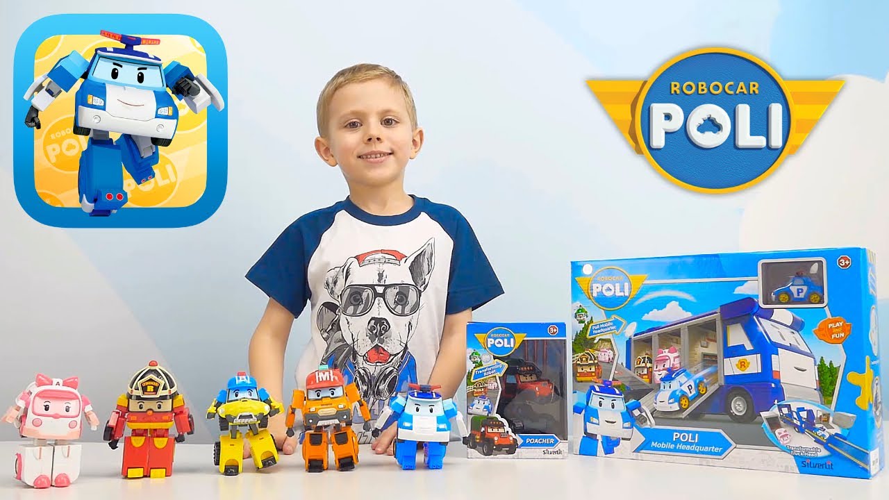 Robocar poli hot sale mobile headquarters