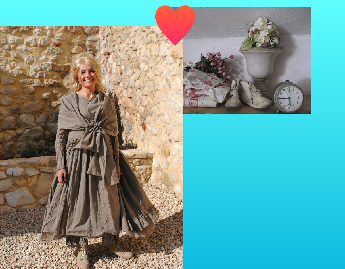 фотоколлаж автора-французский бохо