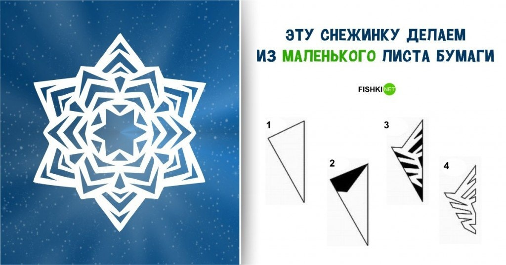 Как сделать снежинку из бумаги а4 красивую. Снежинки из бумаги легко. Самая легкая Снежинка. Как делать снежинки из бумаги легкие. 8 Гранная Снежинка